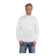 Men#s Sweater 80/20 Gr.L weiß 80% Baumwolle, 20% Polyester, 280g/m