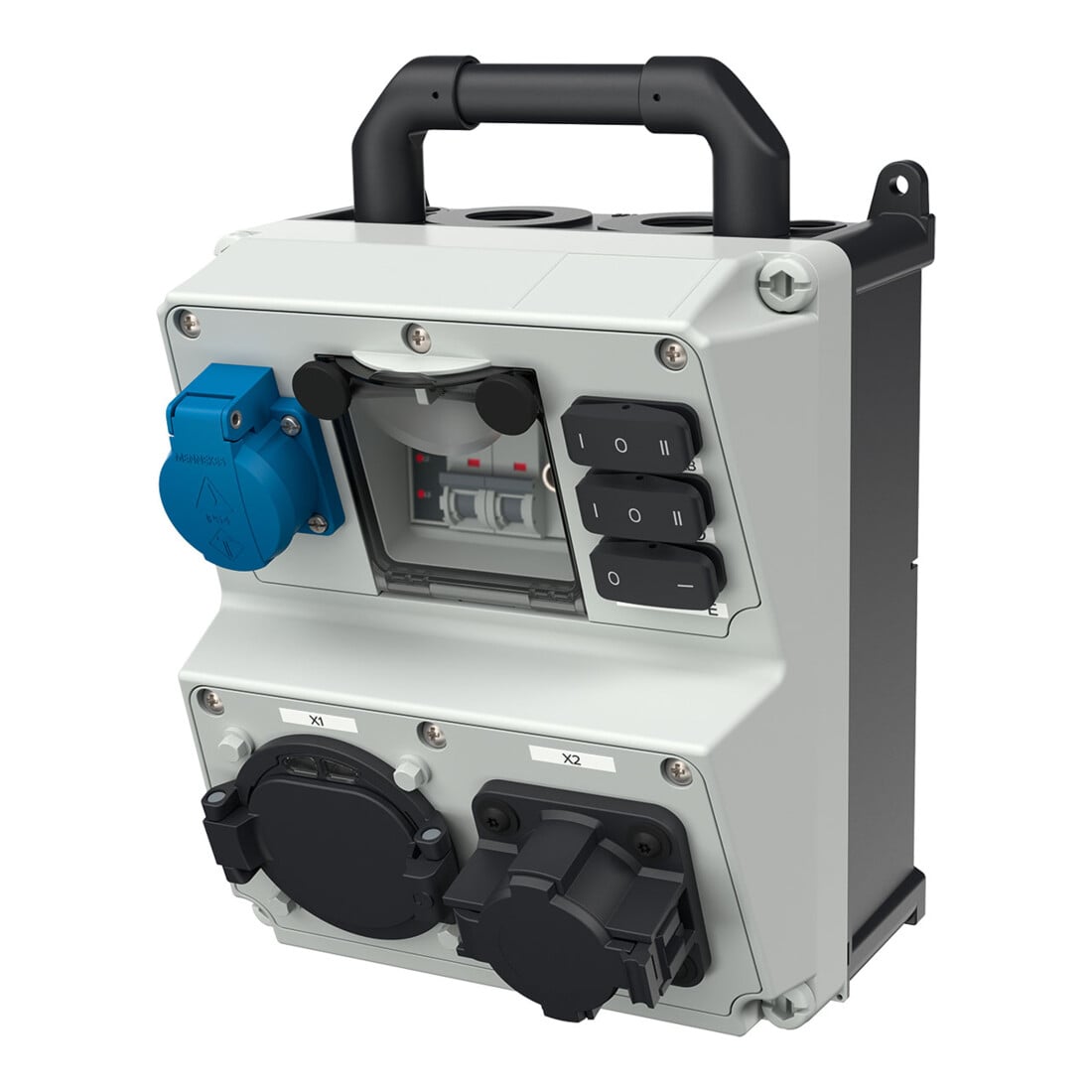 Mennekes Boîte de test E-Mobil. TwInlet type F 320013