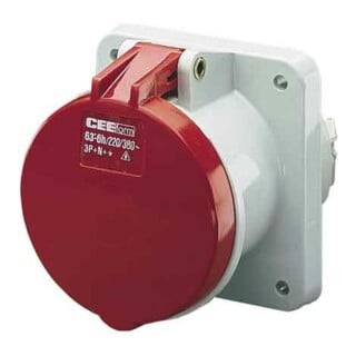 Mennekes Boîte d’encastrement TA 63A, 5p, 6h, 400V, IP44 1252A