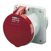 Mennekes Boîte d’encastrement TA 63A, 5p, 6h, 400V, IP44 1252A-1
