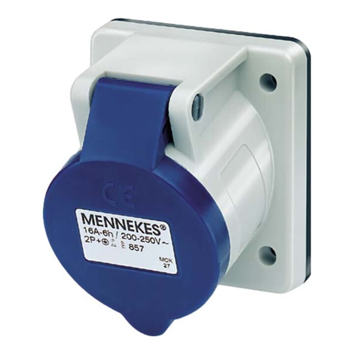 Mennekes Boîtier de montage 16A, 3p, 6h, 230V, IP44 857