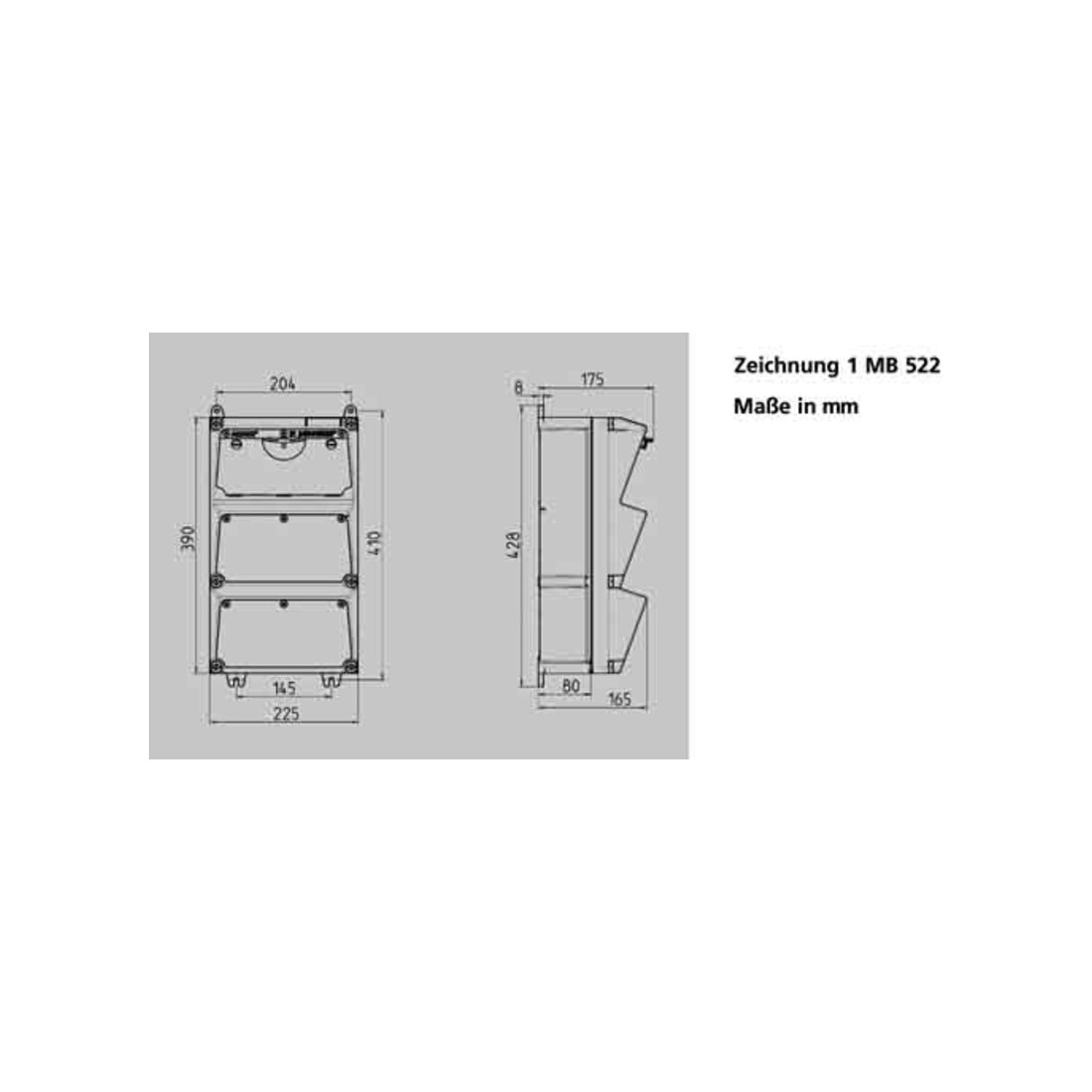 Mennekes Combinaison de prises AMAXX 930003