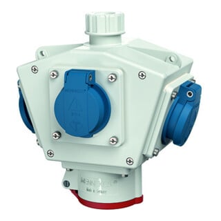 MENNEKES DELTA-BOX 92658 Schutzart IP44 Polycarbonat Gehäuse elektrograu RAL 7035