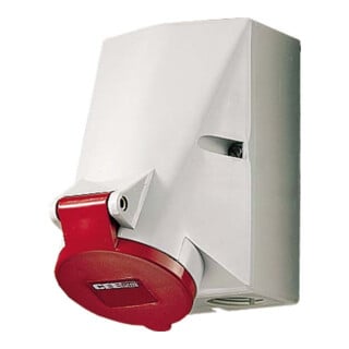 Mennekes Prise murale HW/VN 16A, 7p, 6h, 400V, IP44 734