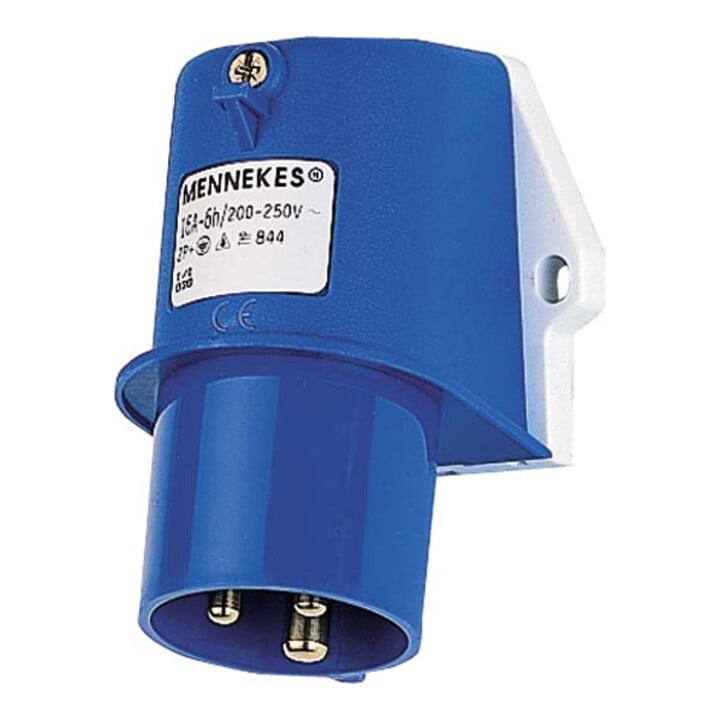 Mennekes Prise murale TA 16A, 3p, 6h, 230V, IP44 844