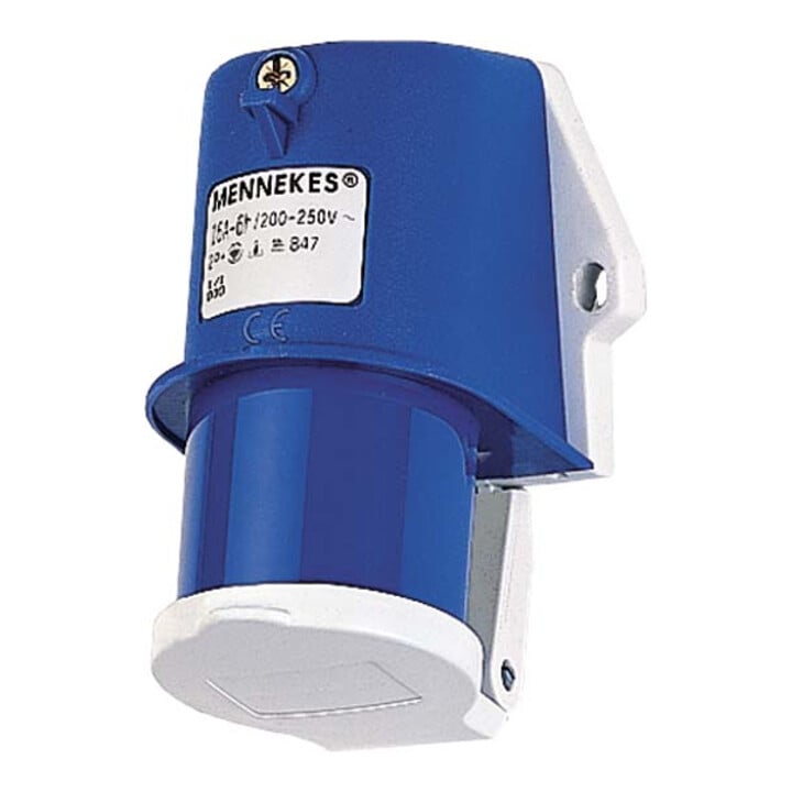 Mennekes Prise murale TA 16A, 3p, 6h, 230V, IP44 847