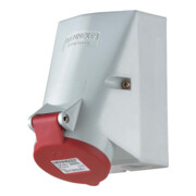 Mennekes Prise murale TwinCONTACT 16A, 4p, 6h, 400V, IP44 418-1