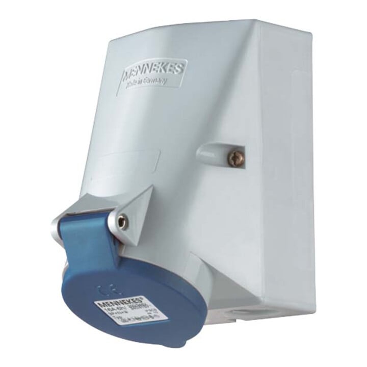Mennekes Prise murale TwinCONTACT 32A, 3p, 6h, 230V, IP44 420