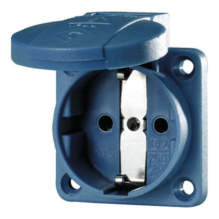 Mennekes Schuko-Anbau-Steckdose 16A,2p+E,230V,bl 11031