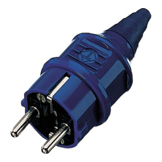 Mennekes Schuko-Stecker 16A,2p+E,230V,bl 10838
