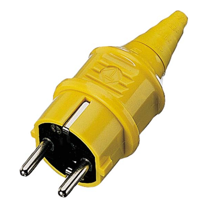 Mennekes Schuko-Stecker 16A,2p+E,230V,ge 10840