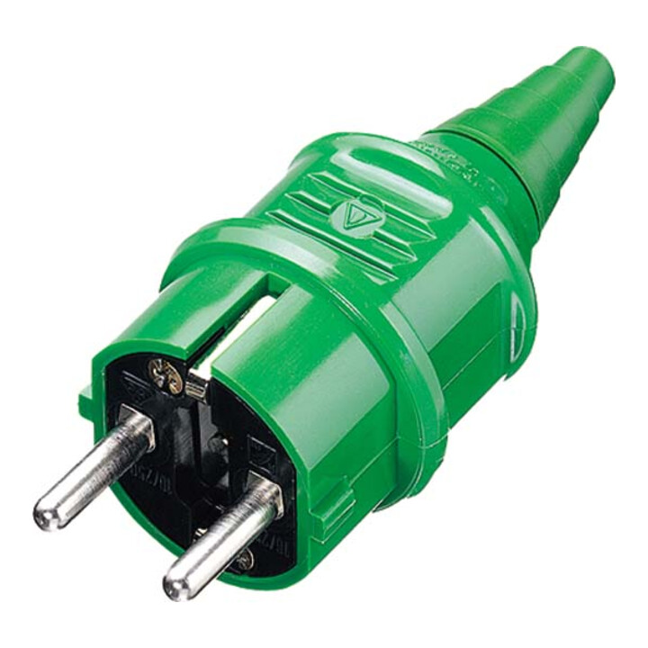 Mennekes Schuko-Stecker 16A,2p+E,230V,gn 10841