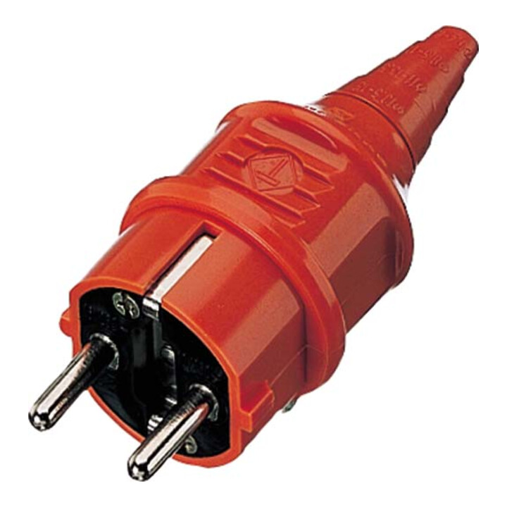 Mennekes Schuko-Stecker 16A, 2p+E, 230V, or 10837