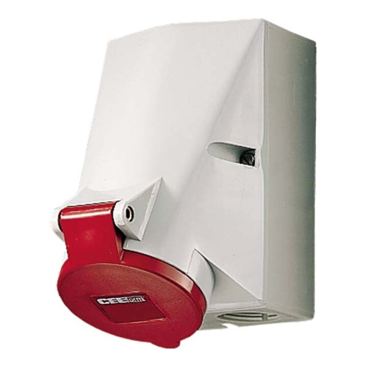 Mennekes Wanddose HW/VN 32A,5p,6h,400V,IP44 20162A