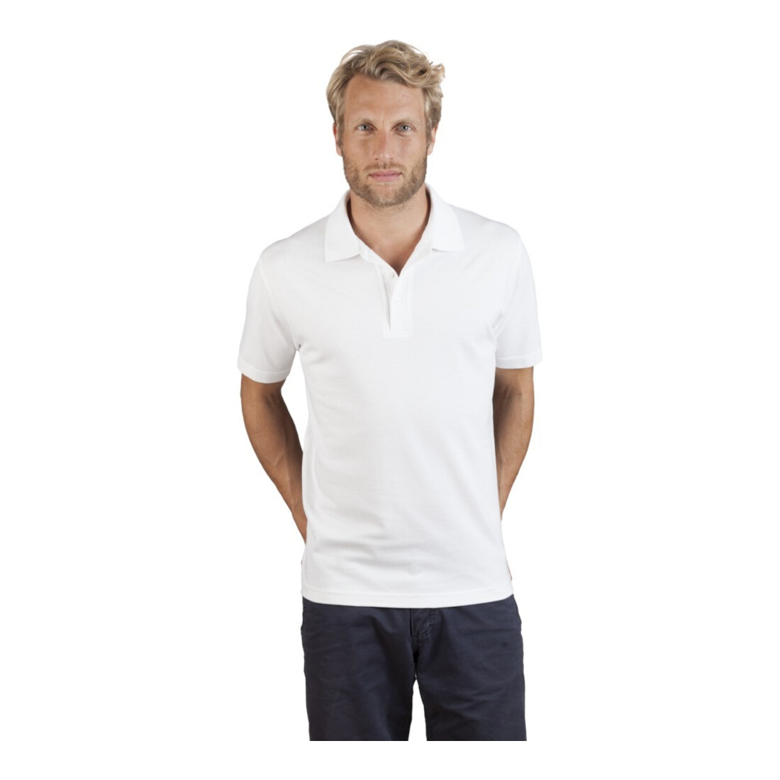 Men’s Superior Poloshirt weiß PROMODORO