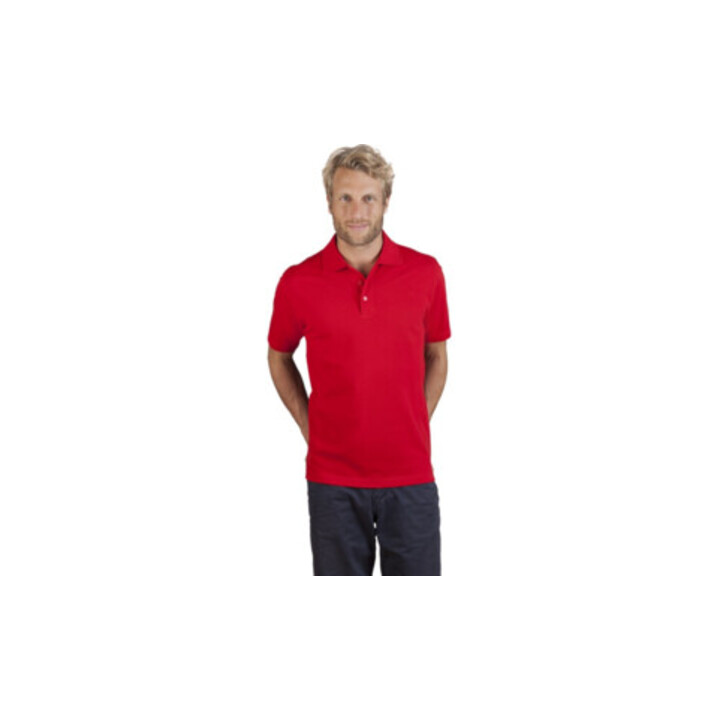 Men´s Superior Poloshirt Gr.M rot 100 %CO PROMODORO