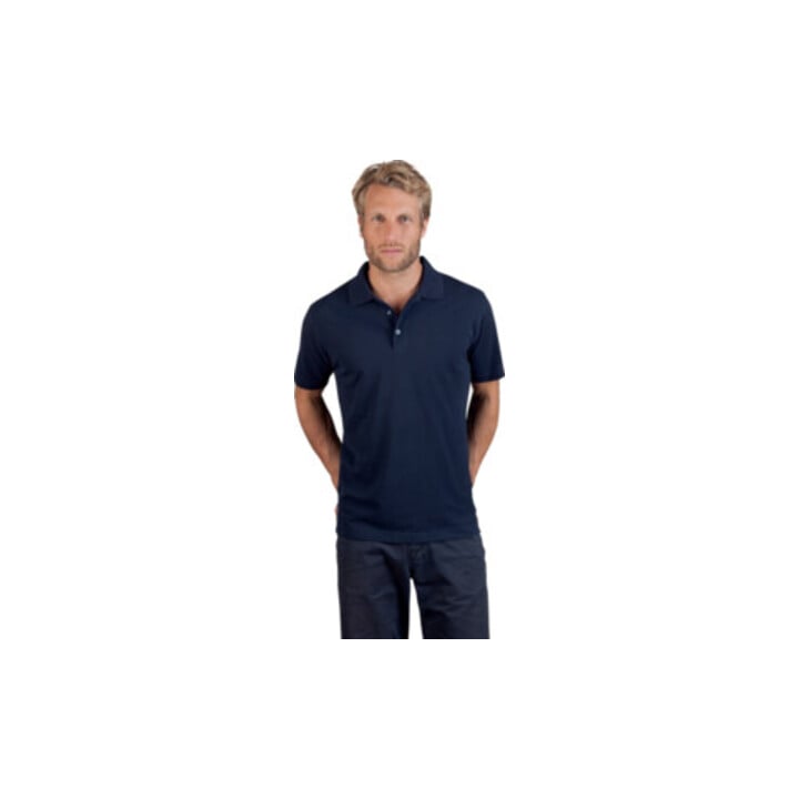 Men´s Superior Poloshirt Gr.XXL navy 100% CO PROMODORO