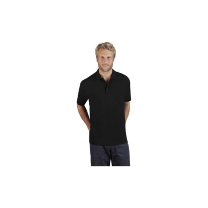 Men´s Superior Poloshirt Gr.XXL schwarz 100% CO PROMODORO