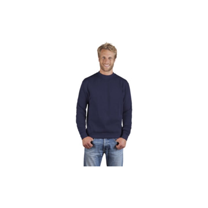 Men´s Sweater 80/20 taille L navy 80 % CO / 20 % PES Promodoro