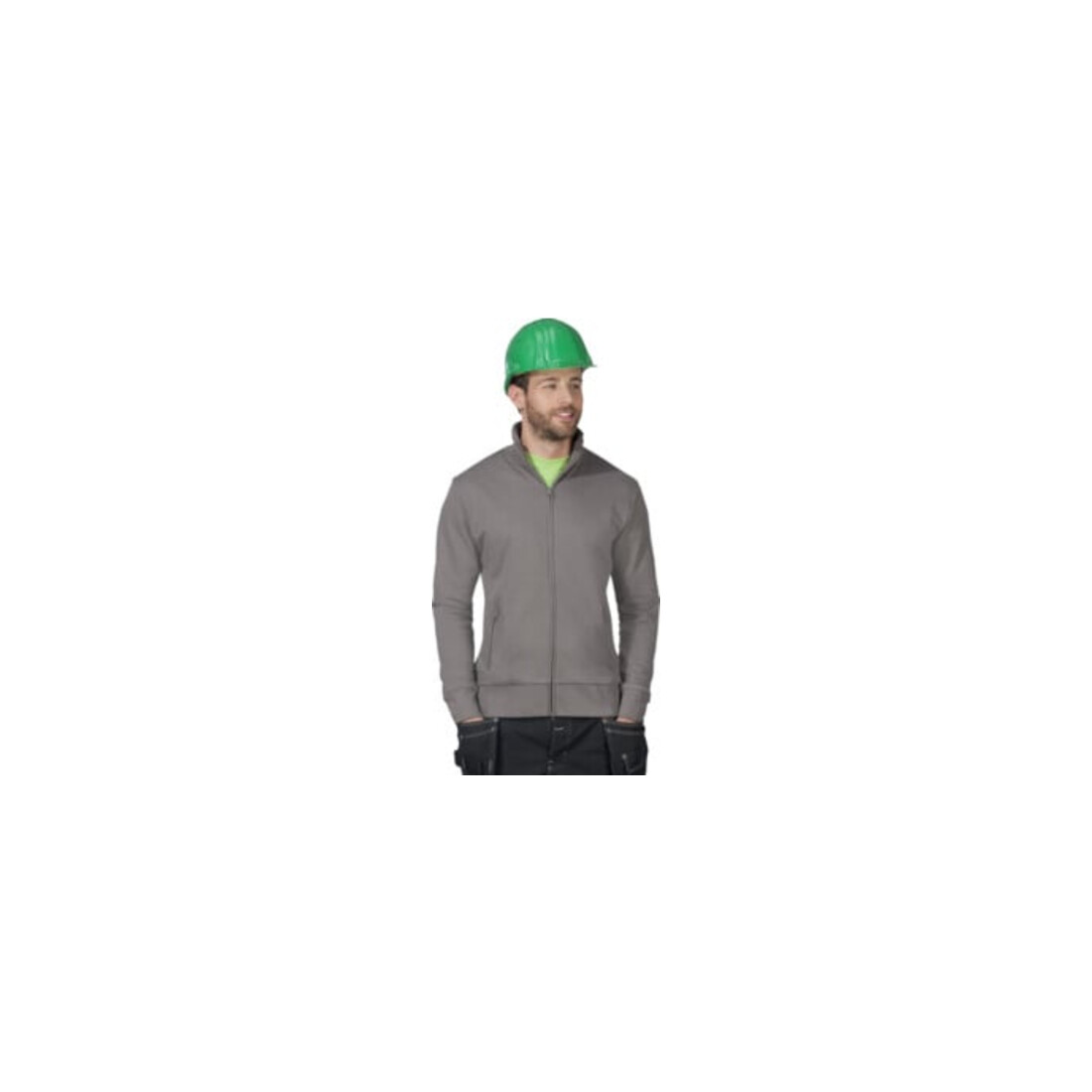Men´s Sweatjacke Gr.M steel grey 100% CO Promodoro