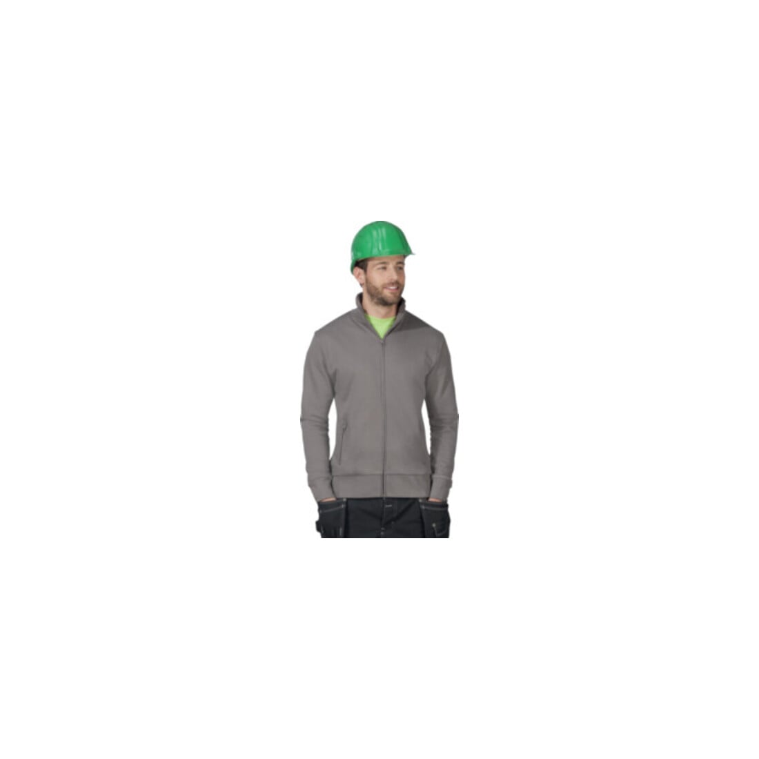 Men´s Sweatjacke Gr.XXL steel grey 100% CO Promodoro