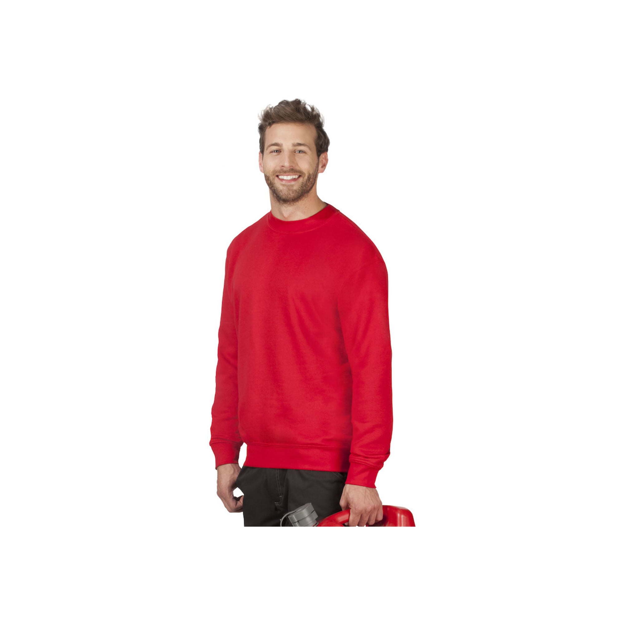 Men ́s Sweatshirt 80/20 Gr.L rot PROMODORO