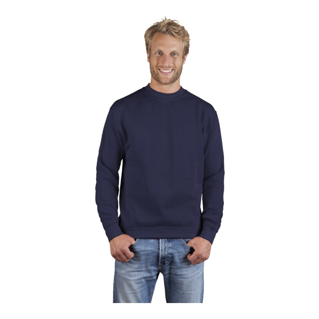 Men´s Sweatshirt 80/20 Gr.XXL navy PROMODORO