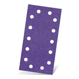 MENZER Klett-Schleifblätter 230 x 115 mm K320 14-Loch Set 50 Stück