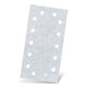 MENZER Klett-Schleifblätter 230 x 115 mm K320 14-Loch Set 50 Stück