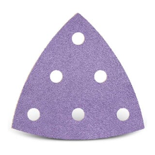 MENZER Klett-Schleifblätter 93mm K80 6-Loch Set 50 Stück