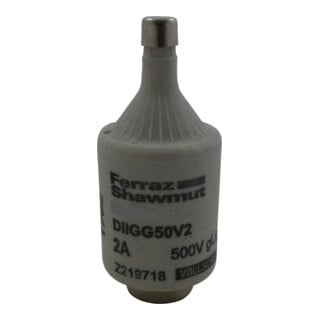 Mersen D-Sicherungseinsatz gG DII, 2A/AC500 DIIGG50V2