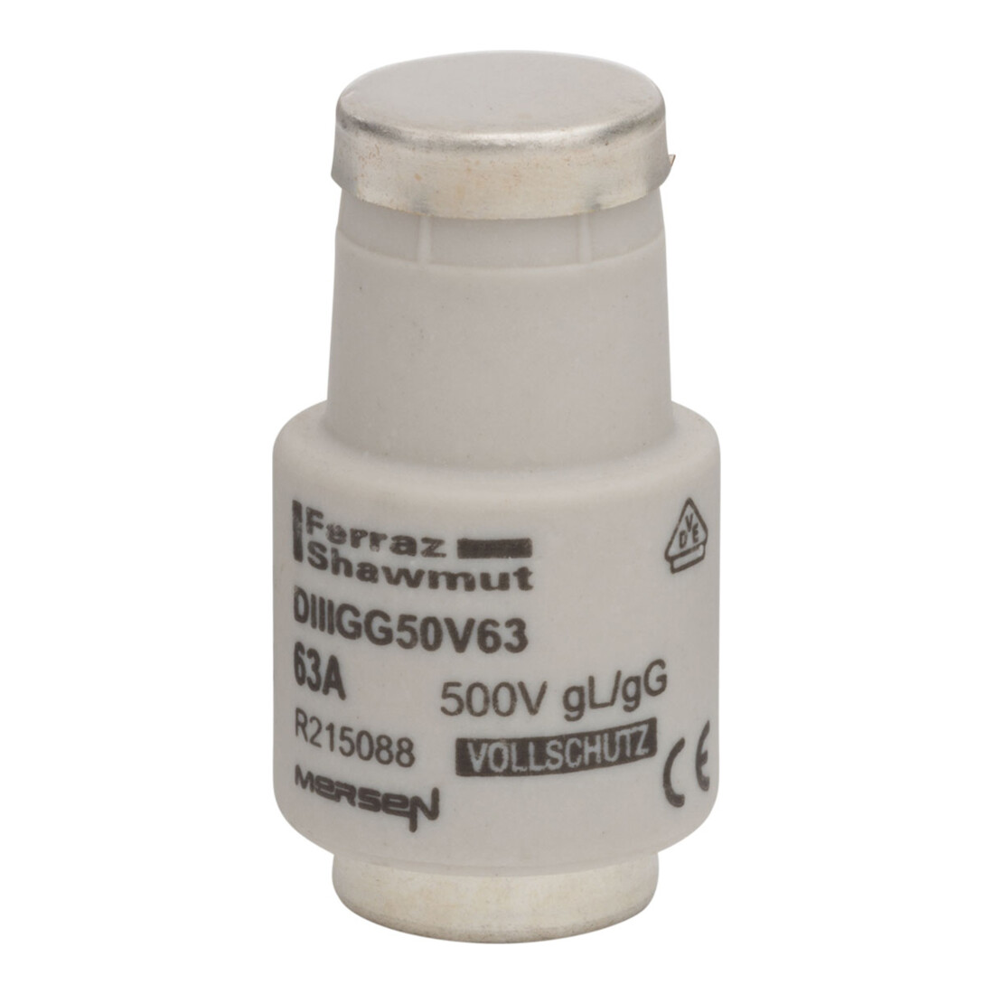 Mersen Fusible D-Sicherungseinsatz DIII gG 63A/500V DIIIGG50V63