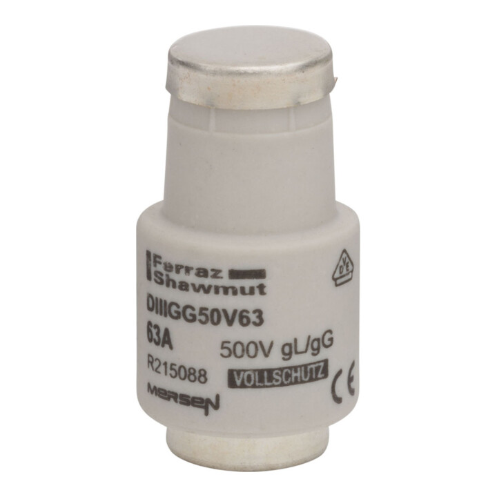 Mersen Fusible D-Sicherungseinsatz DIII gG 63A/500V DIIIGG50V63
