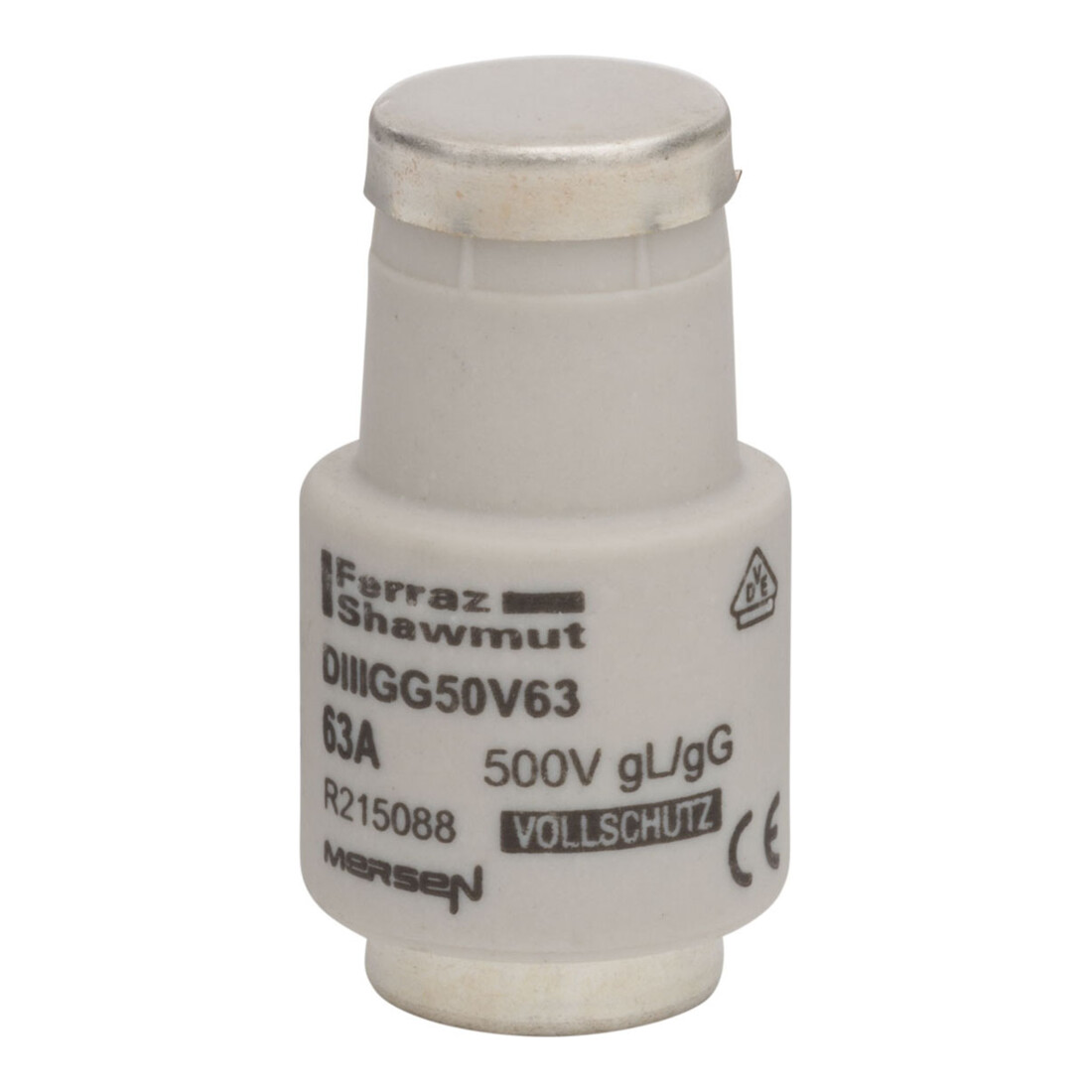 Mersen Fusible D-Sicherungseinsatz DIII gG 63A/500V DIIIGG50V63