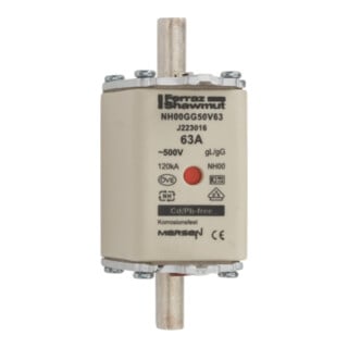 Mersen Fusible NH cartouche SF Gr.00 gG 80A 500V KM NH00GG50V80