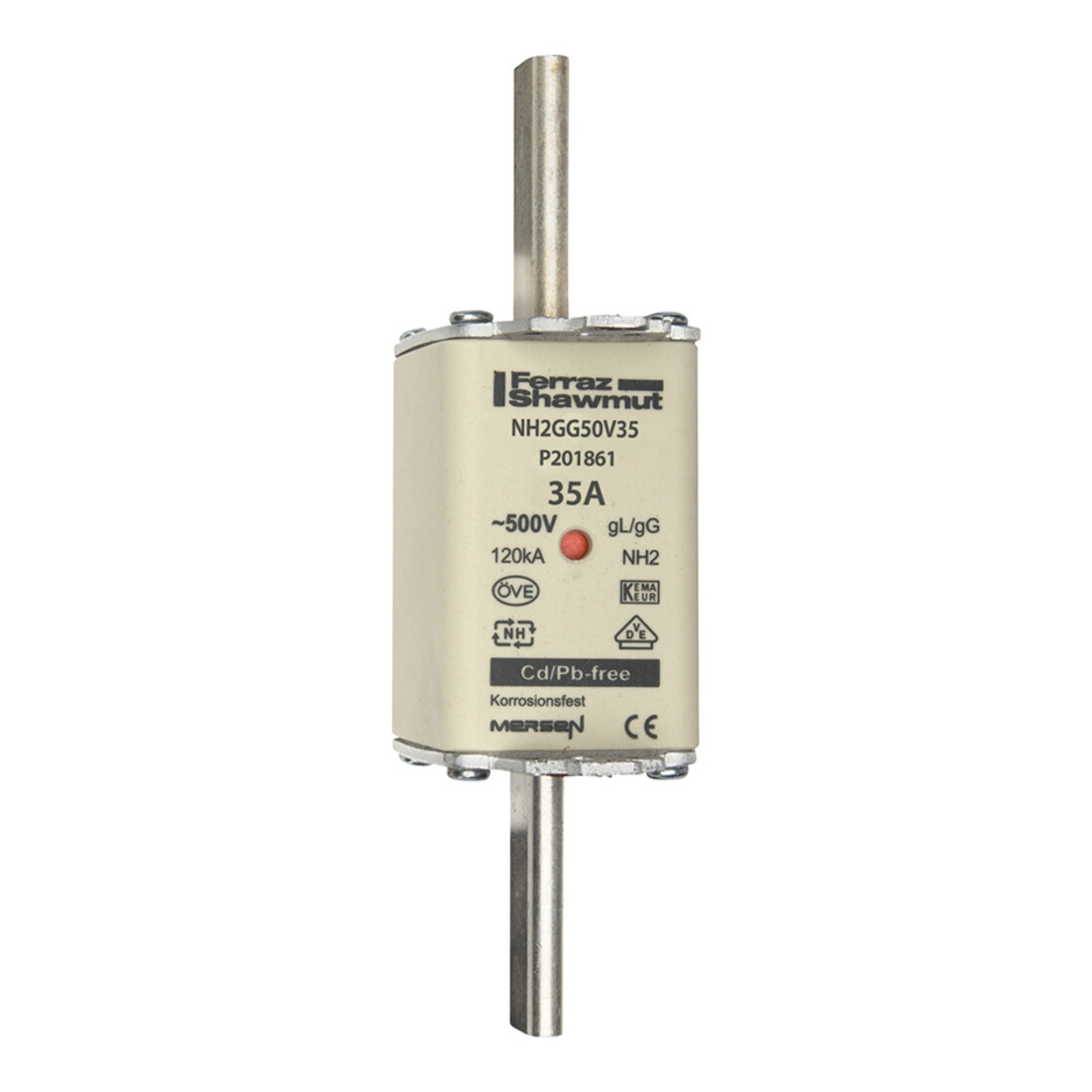 Mersen Fusible NH cartouche SF Gr.2 gG 35A/500V KM NH2GG50V35