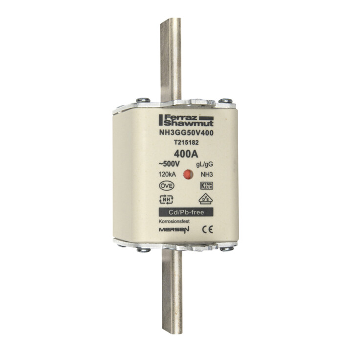 Mersen Fusible NH cartouche SF Gr.3 gG 400A/500V KM NH3GG50V400