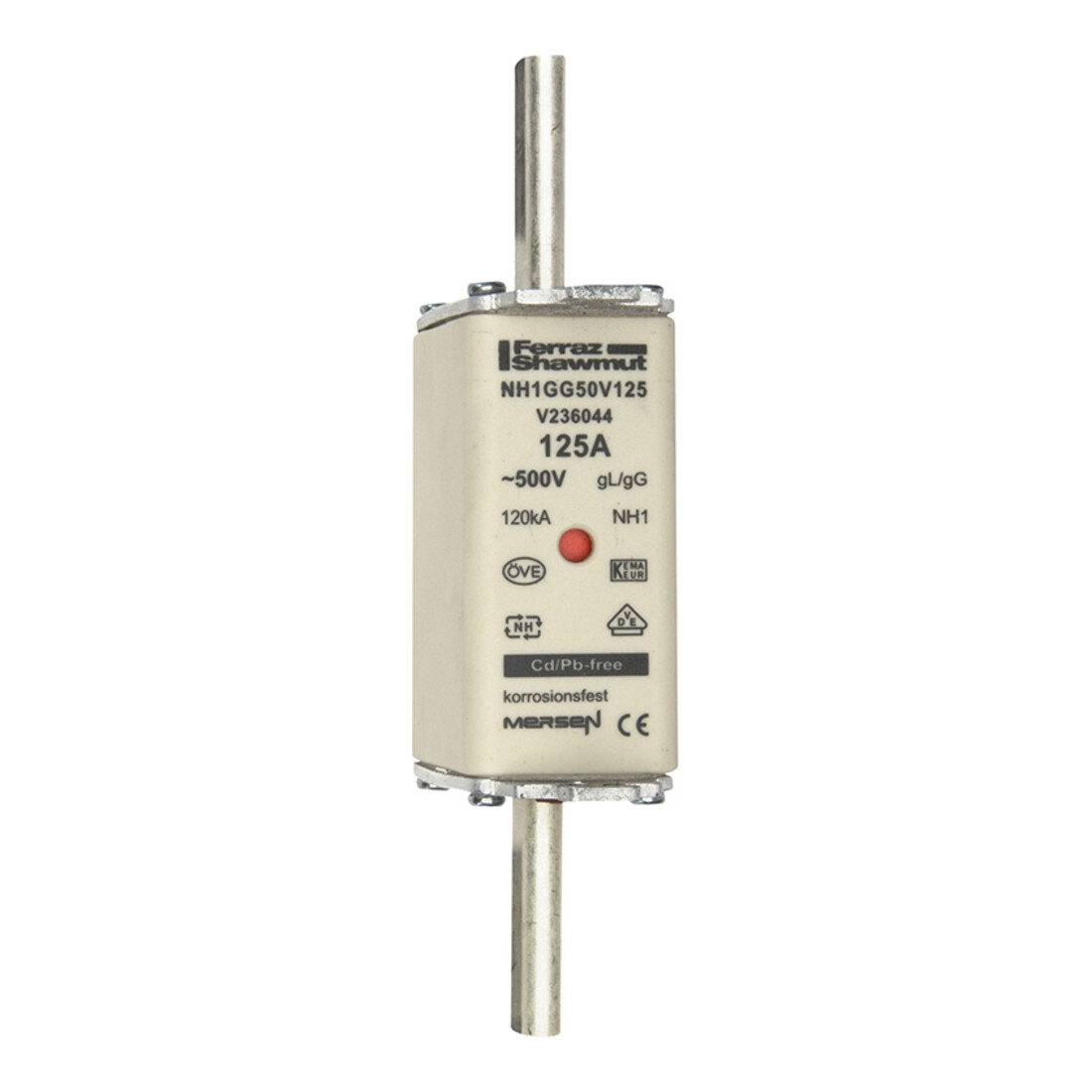 Mersen Fusible NH porte-fusible SF Gr.1 gG 125A/500V KM NH1GG50V125