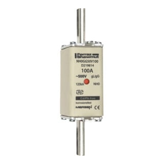 Mersen Fusible NH SF Gr.0 gG 100A/500V KM NH0GG50V100