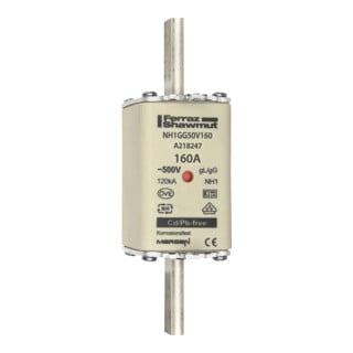 Mersen Fusible NH SF Gr.1 gG 160A/500V KM NH1GG50V160