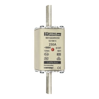 Mersen Fusible NH SF Gr.1 gG 250A/500V KM NH1GG50V250