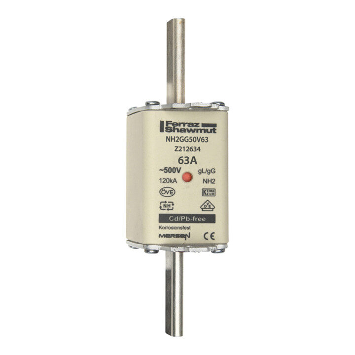 Mersen Fusible NH SF Gr.2 gG 63A/500V KM NH2GG50V63