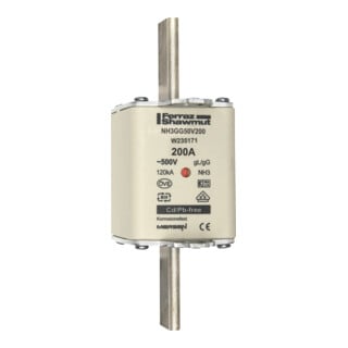 Mersen Fusible NH SF Gr.3 gG 200A/500V KM NH3GG50V200