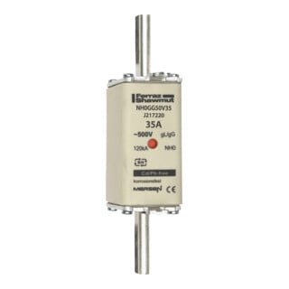 Mersen NH-Sicherungseinsatz SF Gr.0 gG 35A/500V KM NH0GG50V35