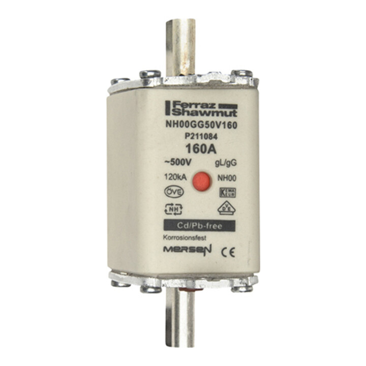 Mersen NH-Sicherungseinsatz SF Gr.00 gG 160A/500VKM NH00GG50V160