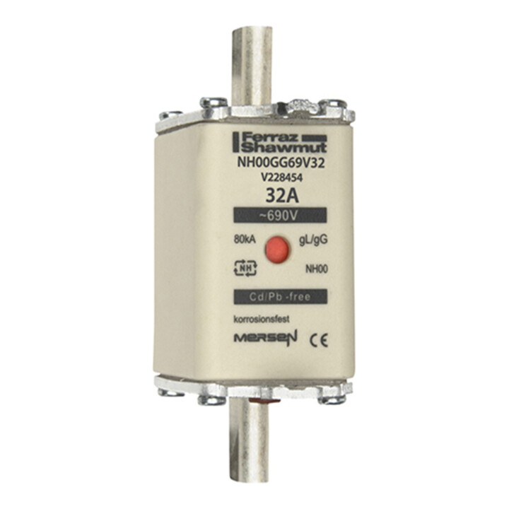 Mersen NH-Sicherungseinsatz SF Gr.00 gG 32A/690V KM NH00GG69V32