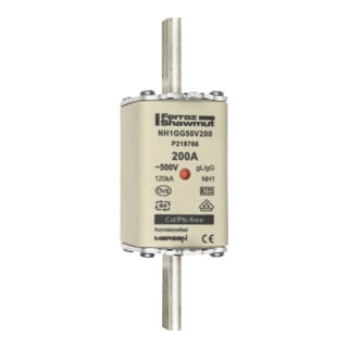 Mersen NH-Sicherungseinsatz SF Gr.1 gG 200A/500V KM NH1GG50V200