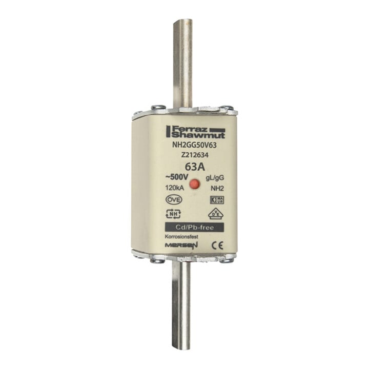 Mersen NH-Sicherungseinsatz SF Gr.2 gG 63A/500V KM NH2GG50V63