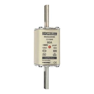 Mersen NH-Sicherungseinsatz SF Gr.2 gG 80A/500V KM NH2GG50V80