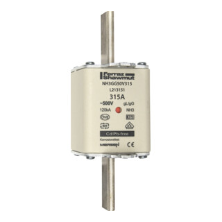 Mersen NH-Sicherungseinsatz SF Gr.3 gG 315A/500V KM NH3GG50V315